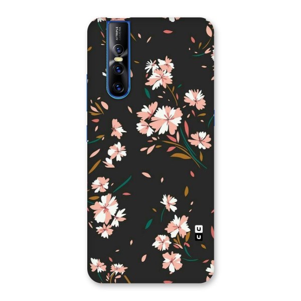 Floral Petals Peach Back Case for Vivo V15 Pro