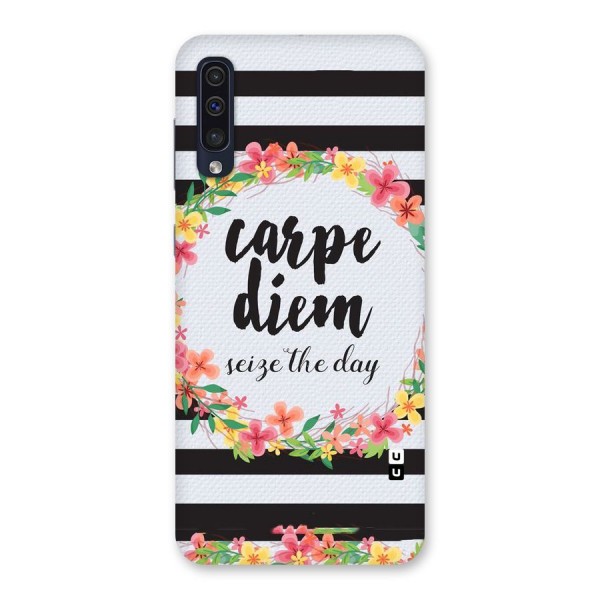 Floral Seize The Day Back Case for Galaxy A50