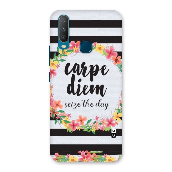 Floral Seize The Day Back Case for Vivo Y15