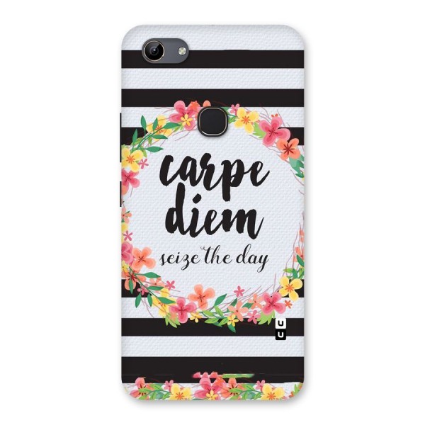 Floral Seize The Day Back Case for Vivo Y81