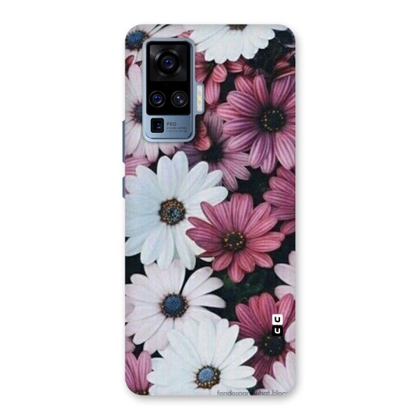 Floral Shades Pink Back Case for Vivo X50 Pro