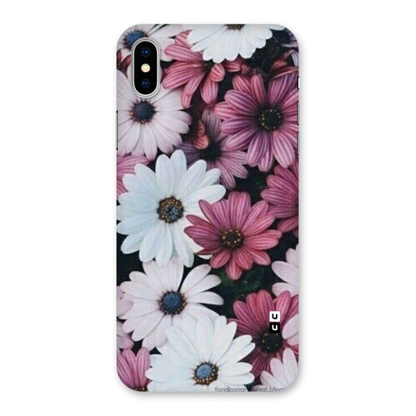 Floral Shades Pink Back Case for iPhone X