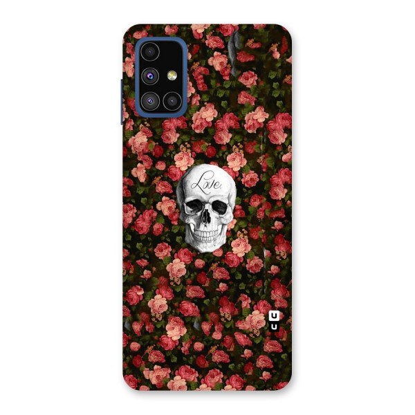 Floral Skull Love Back Case for Galaxy M51