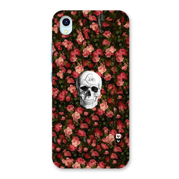 Floral Skull Love Back Case for Vivo Y1s