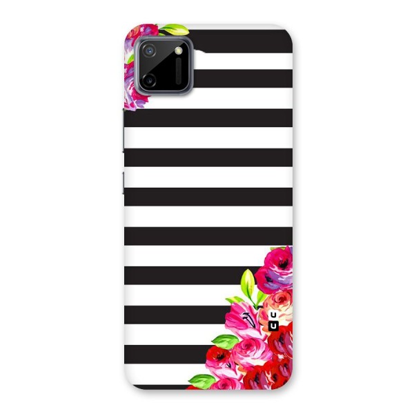 Floral Stripes Back Case for Realme C11