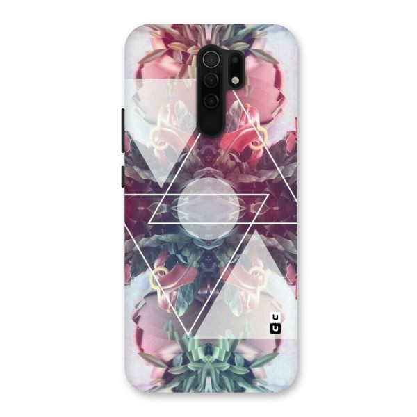 Floral Triangle Back Case for Redmi 9 Prime