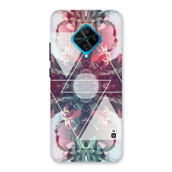 Floral Triangle Back Case for Vivo S1 Pro