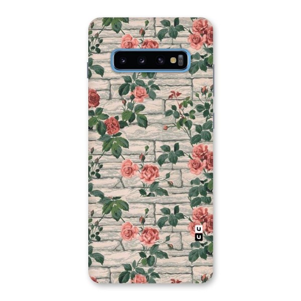 Floral Wall Design Back Case for Galaxy S10 Plus