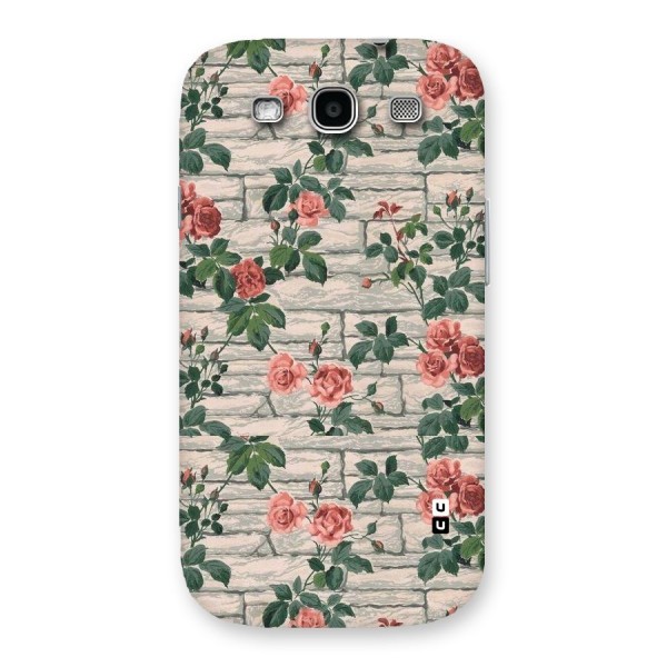 Floral Wall Design Back Case for Galaxy S3 Neo