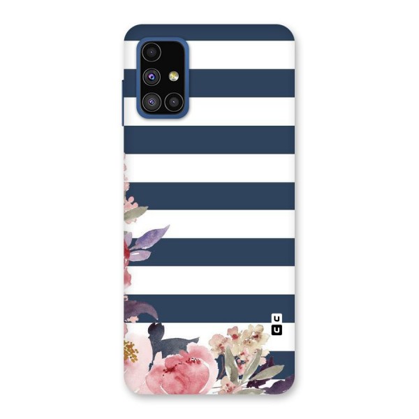 Floral Water Art Back Case for Galaxy M51