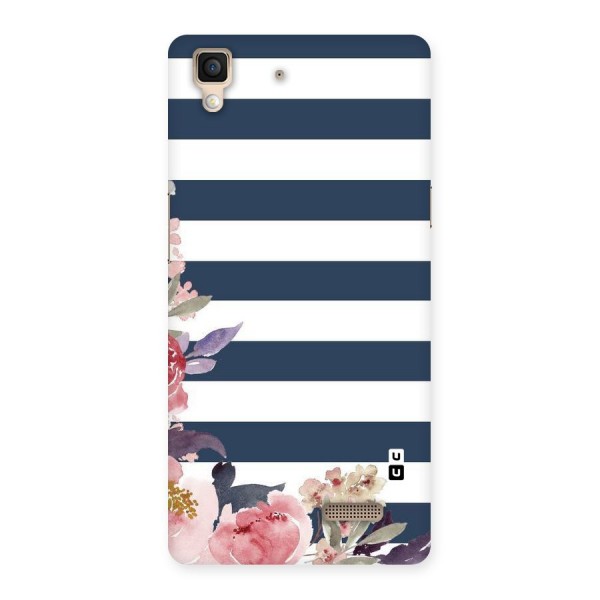 Floral Water Art Back Case for Oppo R7