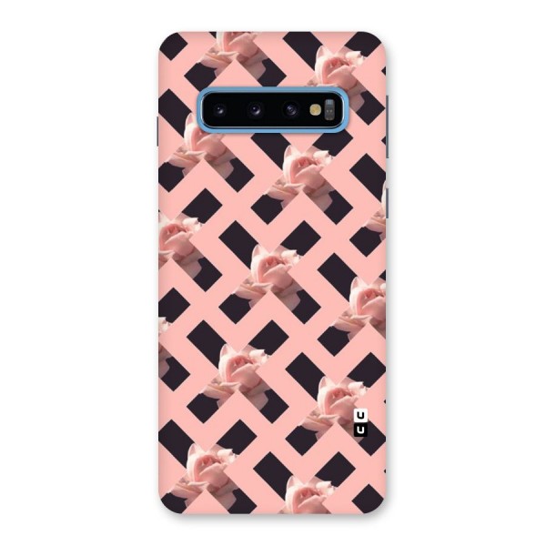 Floral X Design Back Case for Galaxy S10