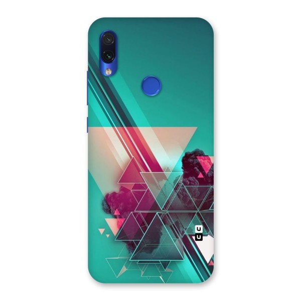 Floroscent Abstract Back Case for Redmi Note 7