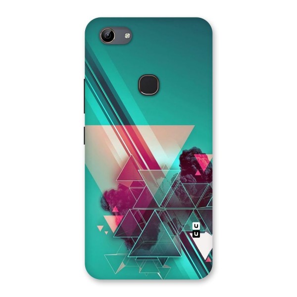 Floroscent Abstract Back Case for Vivo Y81