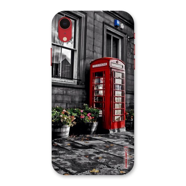 Flower And Booth Back Case for iPhone XR