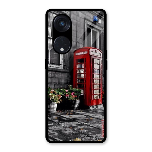 Flower And Booth Glass Back Case for Reno8 T 5G