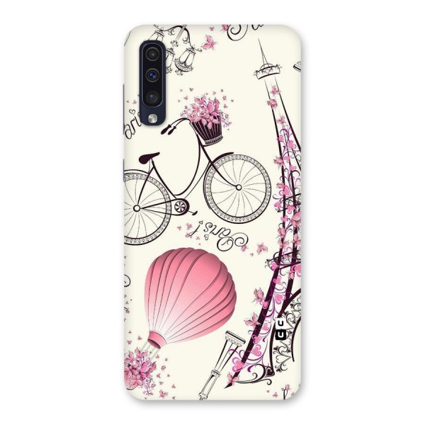 Flower Clipart Design Back Case for Galaxy A50