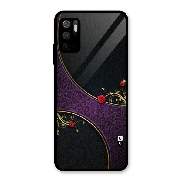 Flower Curves Glass Back Case for Poco M3 Pro 5G