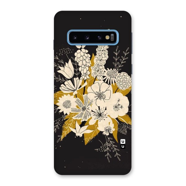 Flower Drawing Back Case for Galaxy S10