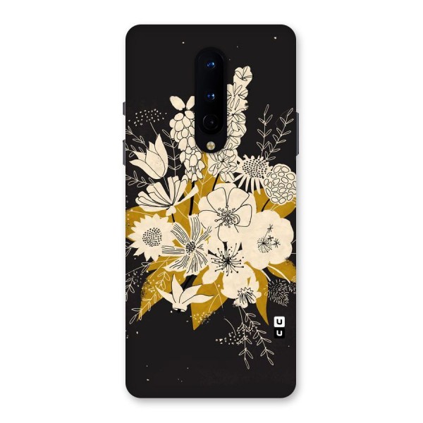 Flower Drawing Back Case for OnePlus 8