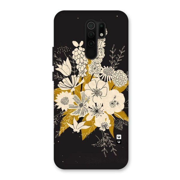 Flower Drawing Back Case for Redmi 9 Prime