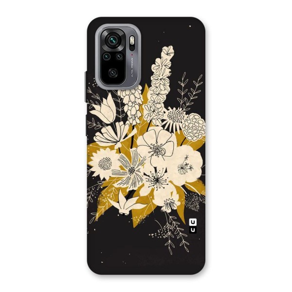 Flower Drawing Back Case for Redmi Note 10