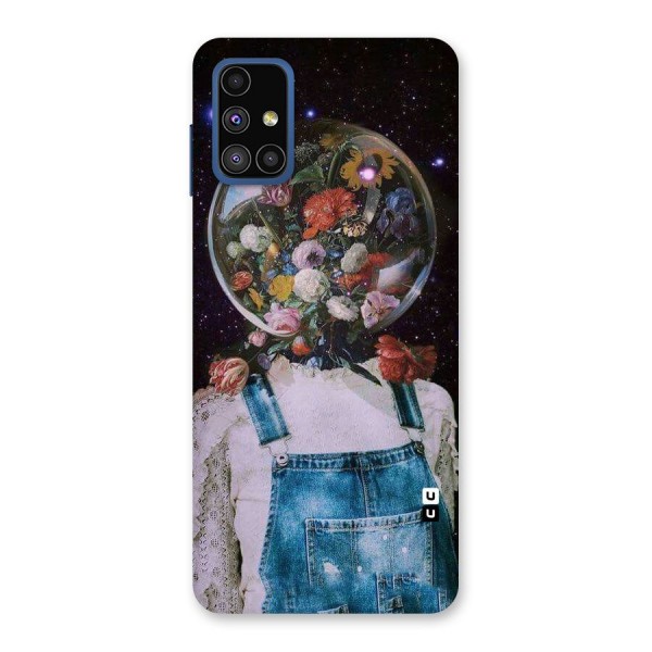 Flower Face Back Case for Galaxy M51