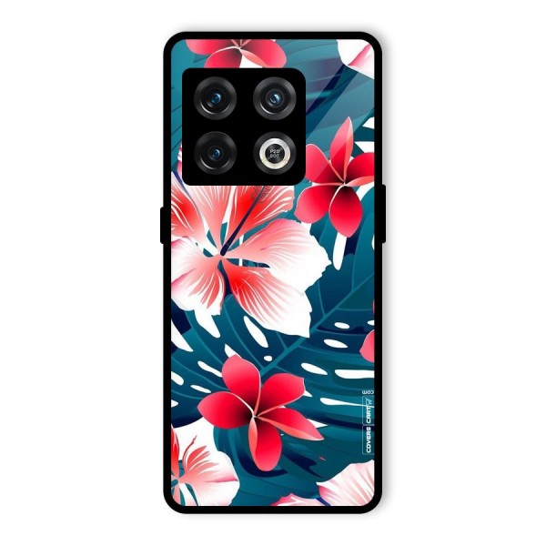 Flower design Glass Back Case for OnePlus 10 Pro 5G