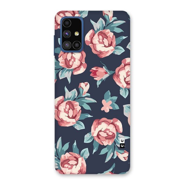 Flowers Painting Back Case for Galaxy M51