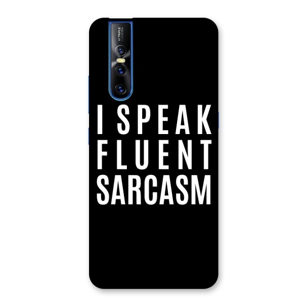 Fluent Sarcasm Back Case for Vivo V15 Pro