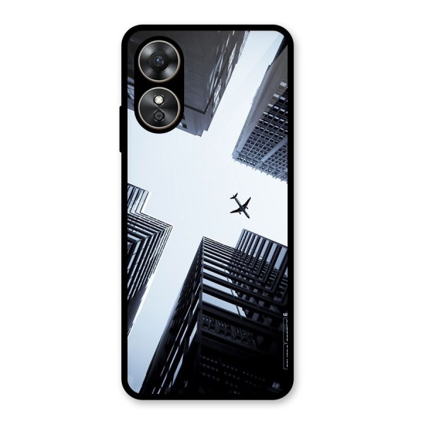 Fly Perspective Glass Back Case for Oppo A17