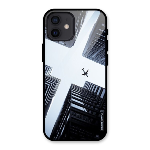 Fly Perspective Glass Back Case for iPhone 12