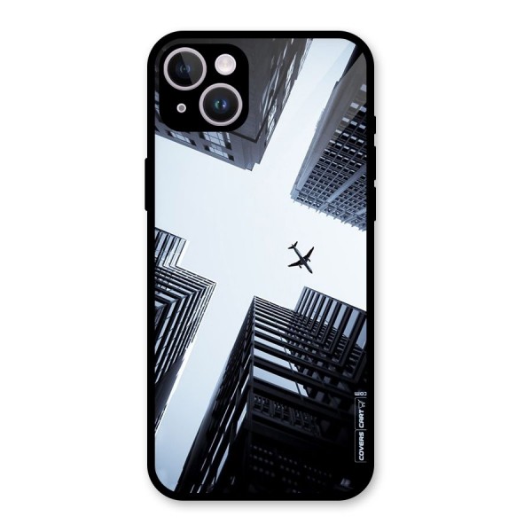 Fly Perspective Glass Back Case for iPhone 14 Plus