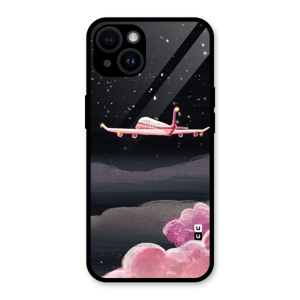 Fly Pink Glass Back Case for iPhone 14