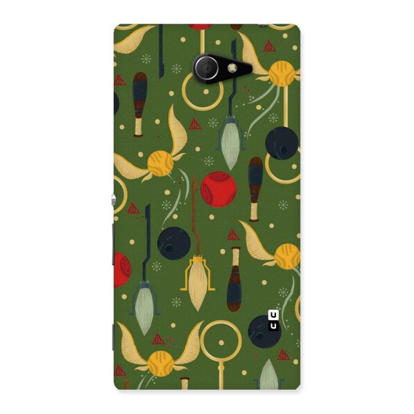 Flying Ball Pattern Back Case for Sony Xperia M2