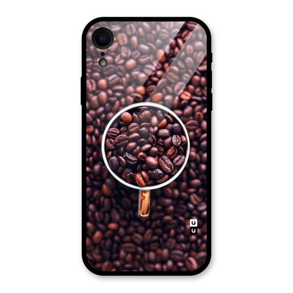 Focus Coffee Beans Glass Back Case for XR