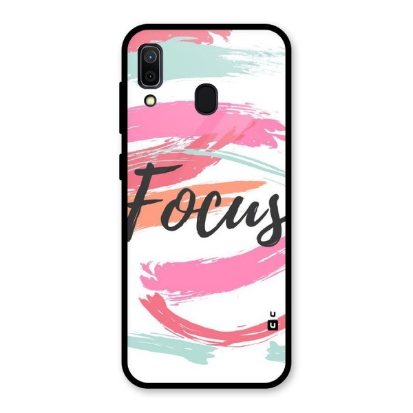 Focus Colours Glass Back Case for Galaxy A30