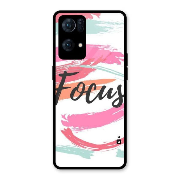 Focus Colours Glass Back Case for Oppo Reno7 Pro 5G