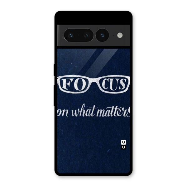 Focus Matters Glass Back Case for Google Pixel 7 Pro