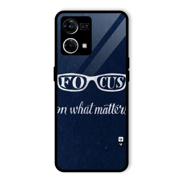 Focus Matters Glass Back Case for Oppo F21s Pro 4G