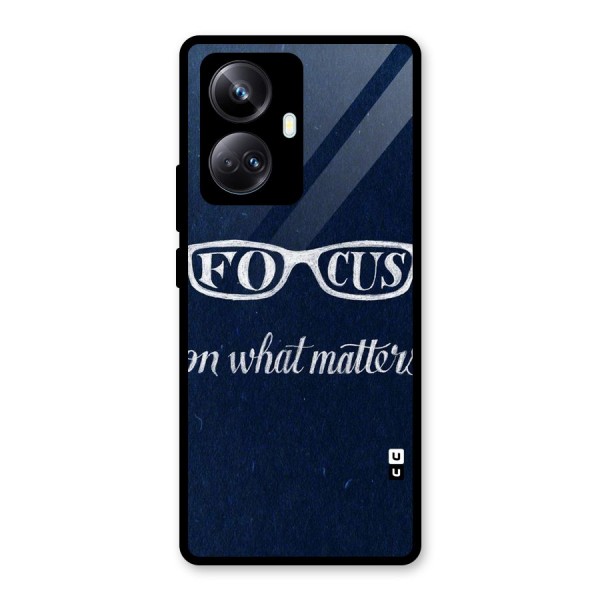 Focus Matters Glass Back Case for Realme 10 Pro Plus