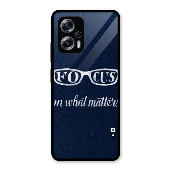 Focus Matters Glass Back Case for Redmi K50i