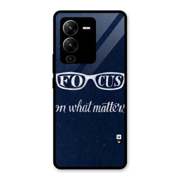 Focus Matters Glass Back Case for Vivo V25 Pro