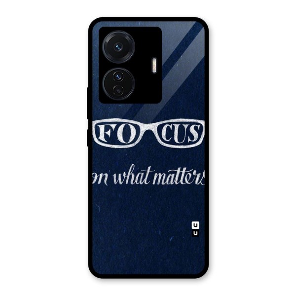 Focus Matters Glass Back Case for Vivo iQOO Z6 Pro