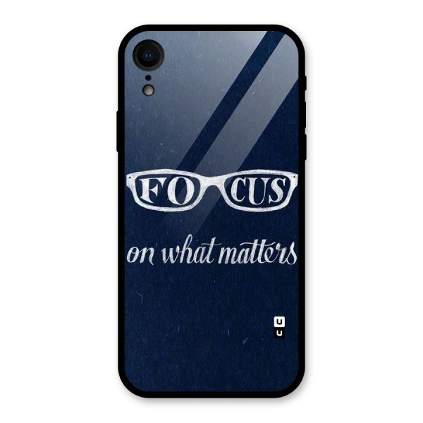 Focus Matters Glass Back Case for XR