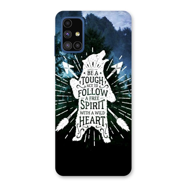 Follow Spirit Heart Back Case for Galaxy M51