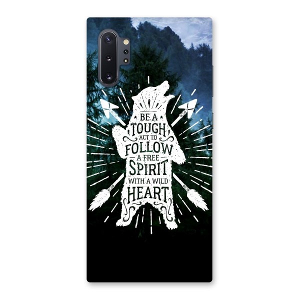 Follow Spirit Heart Back Case for Galaxy Note 10 Plus