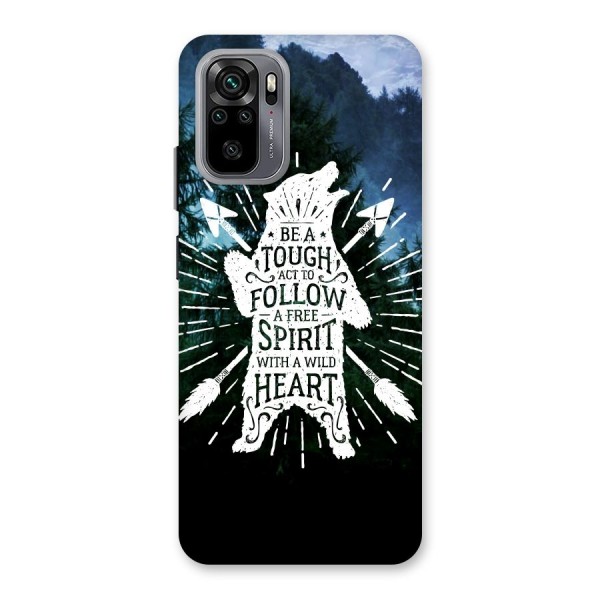 Follow Spirit Heart Back Case for Redmi Note 10