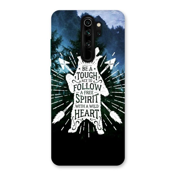 Follow Spirit Heart Back Case for Redmi Note 8 Pro