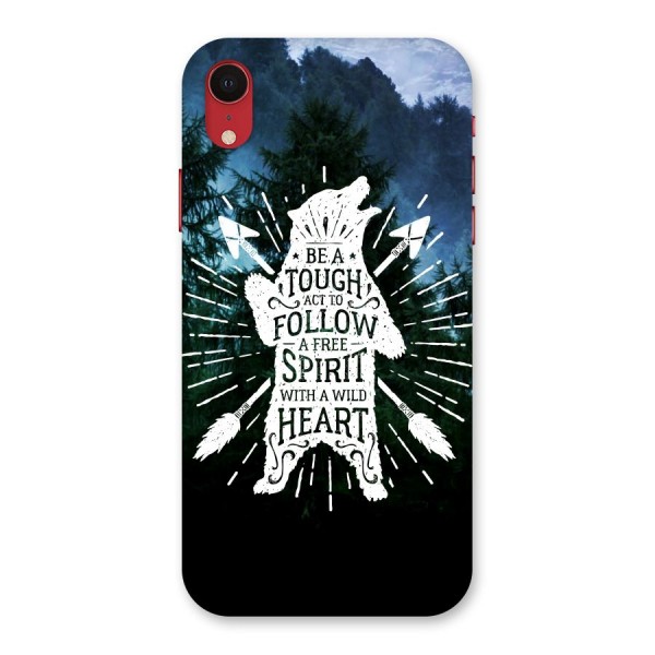 Follow Spirit Heart Back Case for iPhone XR